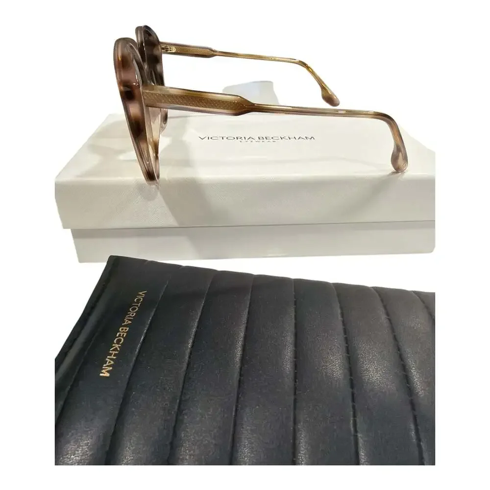 Victoria Beckham VBS129S Oversized Brown Gradient Sunglasses – NEW